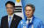 22대 총선에서 경기 부천을에 출마한 더불어민주당 김기표 후보(오른쪽)는 지상파 출구조사 결과 55.7%, JTBC 출구조사 결과 58.0%로 예측 1위다. 뉴스1