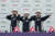 파리 올림픽 출전권을 따낸 임시현(왼쪽부터)과 전훈영, 남수현. 사진 대한양궁협회