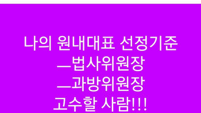 민주 의회독주 예고편? 벌써 ‘법사위원장·국회의장’ 독식론 떴다