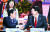 윤석열 대통령이 2023년 11월 16일(현지시간) 미국 샌프란시스코 모스코니센터에서 열린 아시아태평양경제협력체(APEC) 정상회의 제1세션에서 기시다 후미오 일본 총리와 악수하고 있다.연합뉴스