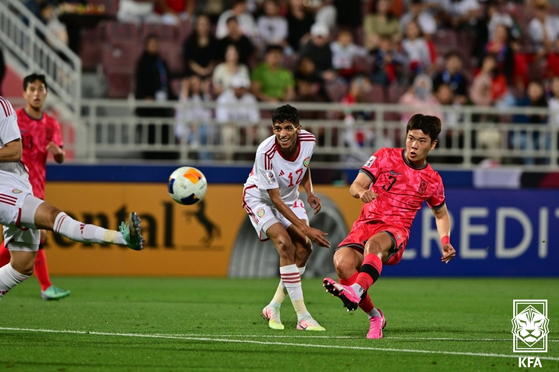 '이영준 결승골' 황선홍호, 파리올림픽 예선 첫판서 UAE 1-0 제압