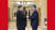 자오러지 중국 전국인민대표대회 상무위원장과 김정은 북한 국무위원장