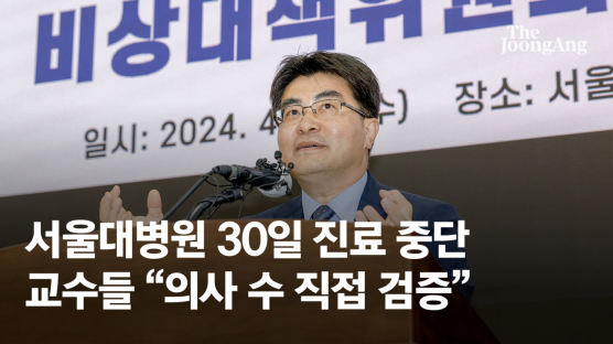 서울대병원 30일 진료 중단…교수들 "의사 수, 우리 주도로 검증"