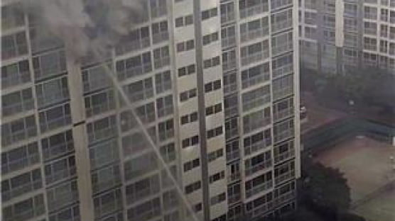 아파트 방안서 '불멍'하려다 12층에서 불났다…입주민 대피