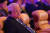 마무드 아바스 팔레스타인 수반이 28일 사우디아라비아 리야드에서 열린 세계경제포럼 특별회의에 참석하고 있다. AFP=연합뉴스
