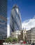 오이 피클(gherkin)을 닮아 ‘거킨빌딩’으로도 불리는 영국 런던 ‘30 세인트 메리 엑스’. [사진 Foster + Partners]