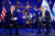 조 바이든 미국 대통령과 베냐민 네타냐후 이스라엘 총리가 지난해 10월 18일 이스라엘 텔아비브에서 회담하고 있다. 로이터=연합뉴스