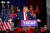 도널드 트럼프 전 미국 대통령이 지난 1일(현지시간) 위스콘신주 워키샤에서 열린 캠페인 행사에서 연설을 하고 있다. AFP=연합뉴스
