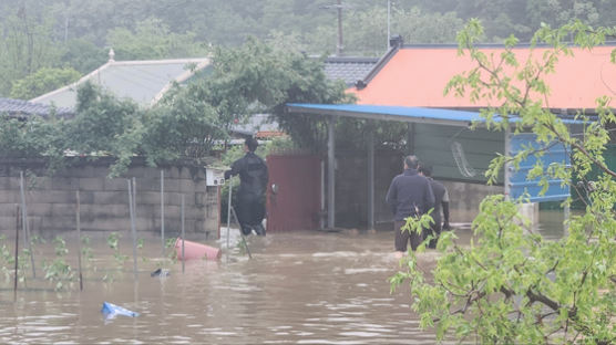 합천은 한 마을이 침수…5월에 200mm 폭우, 남부 피해 속출