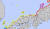일본 기상청 쓰나미 주의보 지역에 독도 포함해 표시. 일본 기상청 홈피 캡처