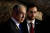 베냐민 네타냐후 이스라엘 총리가 지난 6일 예루살렘의 세계 홀로코스트 추모센터에서 열린 홀로코스트 추모의 날 기념 화환 헌화식에 참석하고 있다. 로이터=연합뉴스