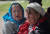 10일(현지시간) 우크라이나 하르키우 지역의 한 대피소에 있는 마을 주민들. 로이터=연합뉴스