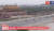 16일 오전 중국 베이징 천안문 앞을 국빈방문한 블라디미르 푸틴 러시아 대통령의 아우루스 전용차 행렬이 지나고 있다.  CC-TV 캡처