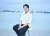 영화' 베테랑2'로 제77회 칸국제영화제에 처음 초청된 정해인이 21일(현지 시간) 한국 취재진과 인터뷰했다. 사진은 전날 프랑스 칸 해변에서 포즈를 취한 모습이다. 사진 CJ ENM