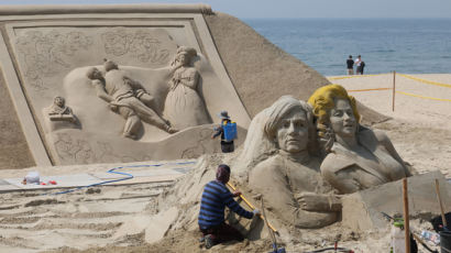 [한 컷] 해운대 모래축제 오늘 개막