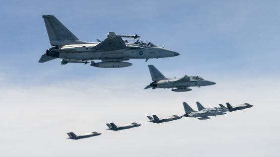 [사진] 공군 F-35 등 전투기 20대 타격훈련
