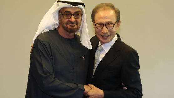 UAE 대통령 "마이 프렌드" MB 방문…13가지 특별한 선물