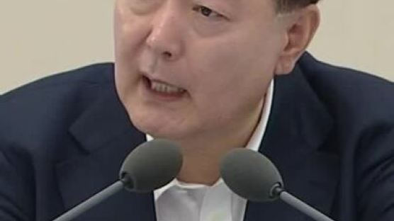 尹 "100억씩 주지" 원고없던 발언…韓총리가 쿡 찔러 나왔다