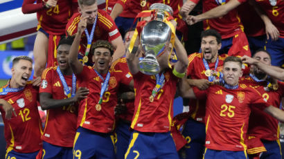 '무적함대' 스페인, 잉글랜드 격파하고 유로 최초 4회 우승