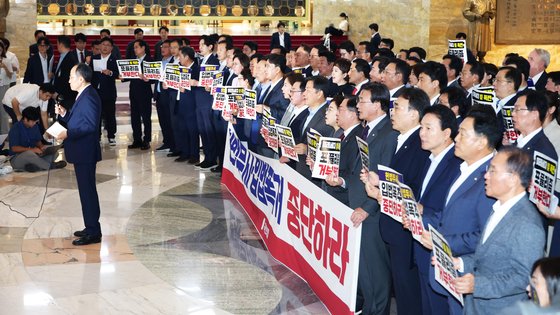 [속보]與 "거야 일방소집 본회의 보이콧"…필리버스터는 안한다