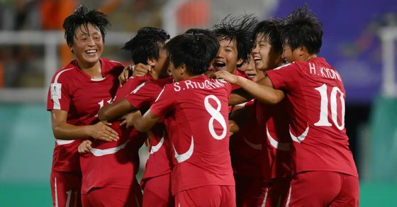 최강 미국도 꺾었다…북한축구, U-17 여자월드컵 결승행