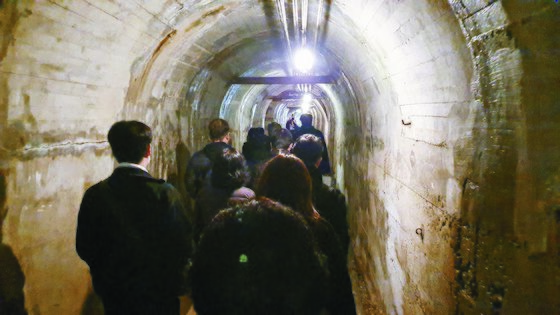 Bereaved families of Korean victims of forced mobilization at Sado Mine are looking around the mine shaft after a memorial ceremony held at the site of the Korean dormitory at Sado Mine in Niigata Prefecture, Japan on the 25th. Yonhap News