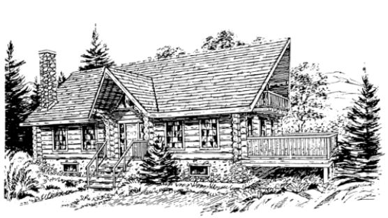 자연을 옮겨 놓은 통나무주택 