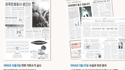 세계 권위지들 앞다퉈 ‘사이즈 혁명’ … 한국선 중앙SUNDAY가 첫 혁신