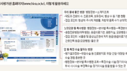 내게 맞는 병원은 어디 ① 심평원 홈피를 활용하라