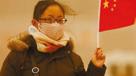 중국 중·북부 2년 만의 최악 황사