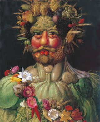 과일과 채소로 표현한 황제 얼굴은 풍요와 번영, 조화의 시대를 상징 | 중앙일보