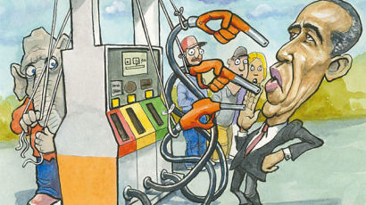 [해외 만평] “문제는 기름값이야!”