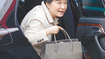 박근혜 당선인의 회색 가방 고가품 논란