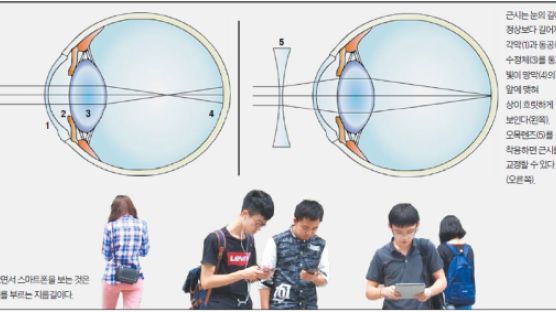 대도시 청소년 근시 40년 새 4배, 스마트폰 대신 공을 주자