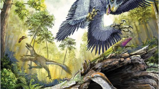 화산 폭발 이은 운석 충돌 ‘원투 펀치’에 쓰러진 공룡