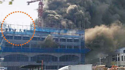 또 우레탄 유독가스 사고 … 김포 주상복합 공사장 화재로 6명 사상