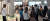 지난달 30일 서울 용산구 한강로2가 ‘용산 센트럴파크 해링턴 스퀘어’ 견본주택을 관람하기 위해 방문객들이 줄을 서고 있다. [사진 효성]