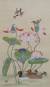백화순의 ‘화조도’, 34 x 59 cm