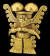 ‘사람 모양 장식’(BC 500~AD 700), 6.5 x 5.8cm, 콜롬비아