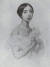 투르게네프의 영원한 애인 폴린 비아르도 부인(1844). K. 브률로프의 드로잉이다.