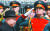 김정은 북한 국무위원장이 26일 오후 러시아 블라디보스토크역에서 열린 환송행사에서 러시아군 의장대를 사열하고 있다. [AFP=연합뉴스]
