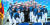 지난달 30일 미국 공군사관학교 졸업식에서 도널드 트럼프 미 대통령이 대만 국기(청천백일만지홍기왼쪽) 옆에서 생도들과 기념촬영을 하고 있다. [사진 백악관 홈페이지]