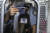 지하철 보안관 박상혁(38) 씨가 23일 오후 지하철 5호선 객차 연결 통로문에서 보따리를 짊어지고 물건을 파는 이동상인을 휴대폰 카메라를 이용해 채증하고 있다. 김현동 기자