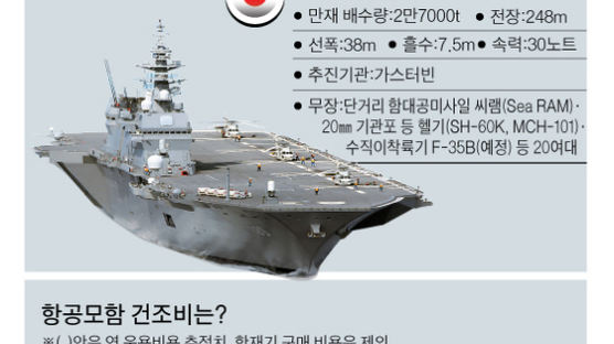 한국형 경항모, 수직이착륙기 탑재 ‘3만t급’ 가닥…가성비 논란은 여전