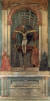원근법적 구성으로 유명한 마사초의 ‘성삼위일체’(1425~1428), 프레스코, 667x317㎝. [산타 마리아 노벨라 교회]