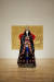 김병종 화백의 그림 앞에서 적의를 입고 칠적관을 쓴 채 서있는 조선시대 왕비 마네킹. [사진 남원시]