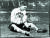1948년 런던 올림픽에 출전한 축구 대표팀 홍덕영 골키퍼가 망치로 축구화를 수선하고 있다. 함께 출전했던 선수들이 이 사진에 사인을 했다. [사진 이재형 축구자료수집가]