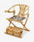 정수화 옻칠 장인이 마리오 벨리니를 오마주한 의자. [사진 한국황실문화갤러리]