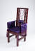 황순자 매듭 장인이 미우치아 프라다를 오마주한 의자. [사진 한국황실문화갤러리]
