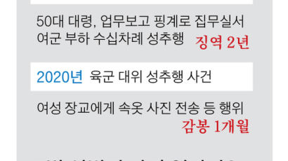 성범죄 응징하지 않는 군 조직 문화가 문제의 온상